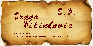 Drago Milinković vizit kartica